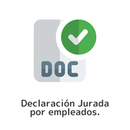 declaración por empleados