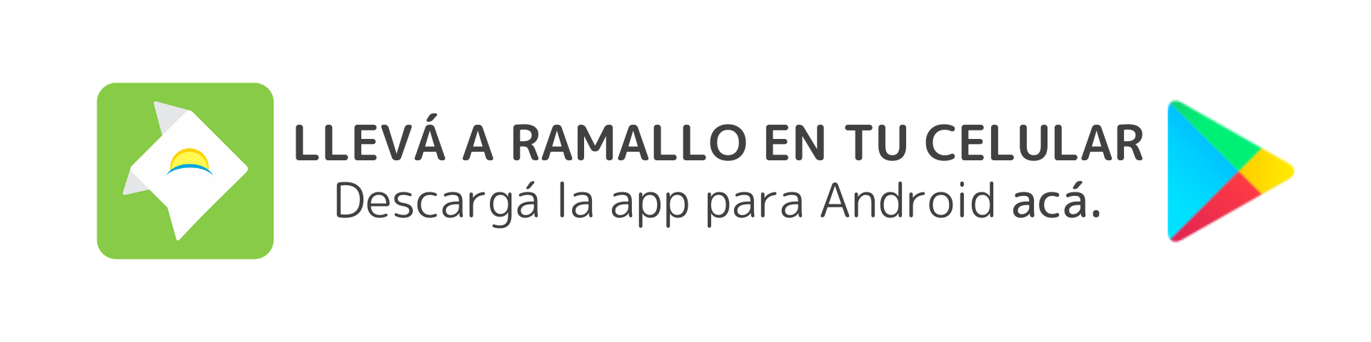 descargá la app de ramallo en tu celular android